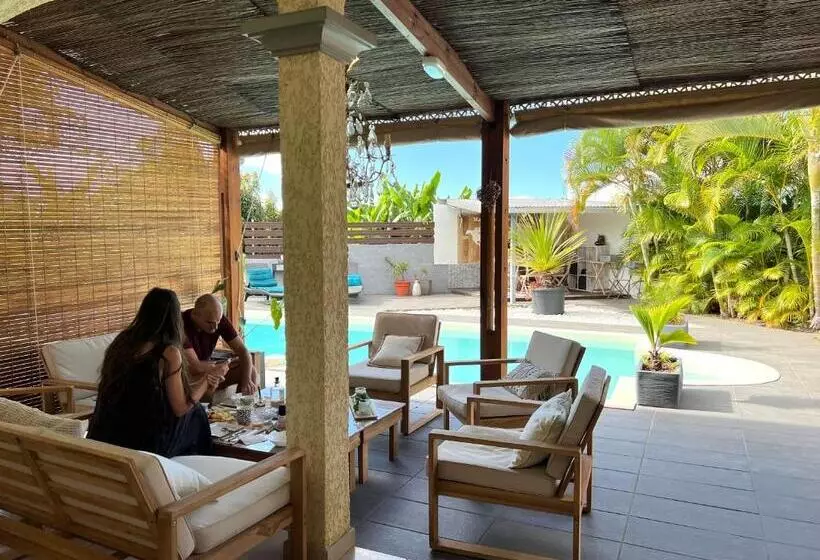 پانسیون Villa Ti Moon, Entre Deux, Piscine