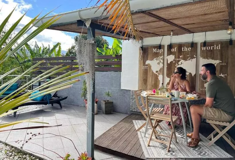 پانسیون Villa Ti Moon, Entre Deux, Piscine