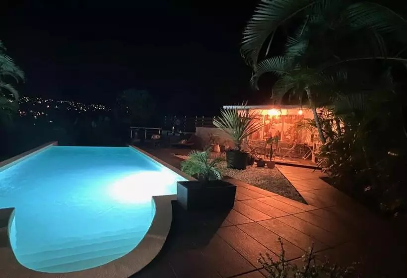 پانسیون Villa Ti Moon, Entre Deux, Piscine