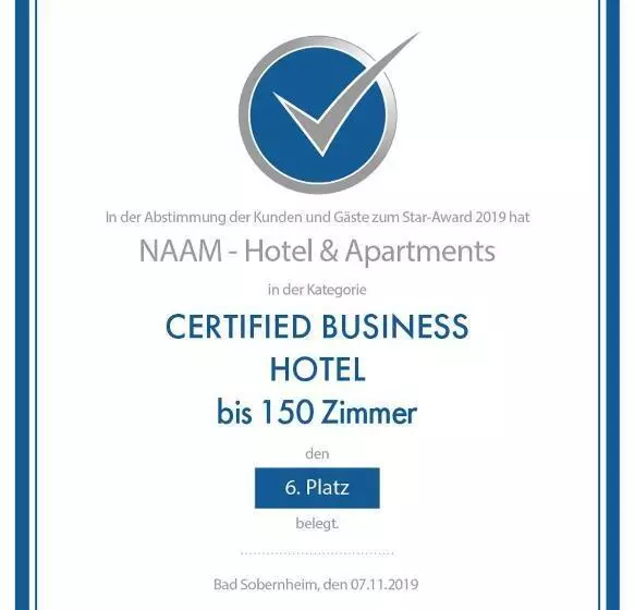 Naam Hotel & Apartments Frankfurt City Messe Airport