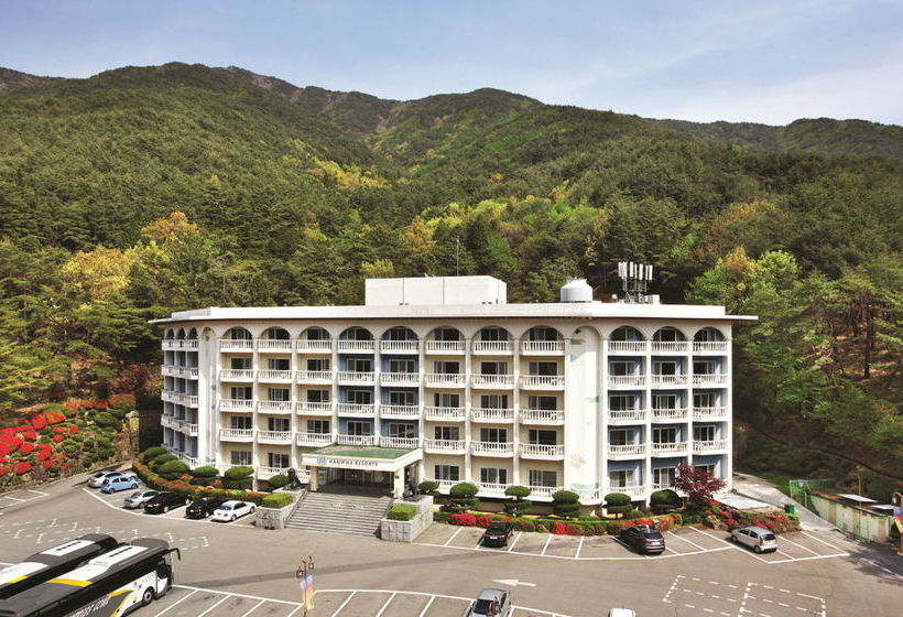 בית מלון כפרי Hanwha Resort Jirisan