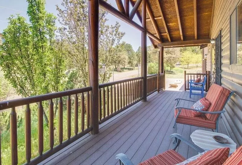Heber Overgaard Cabin W/ Bbq Patio & Fire Pit!