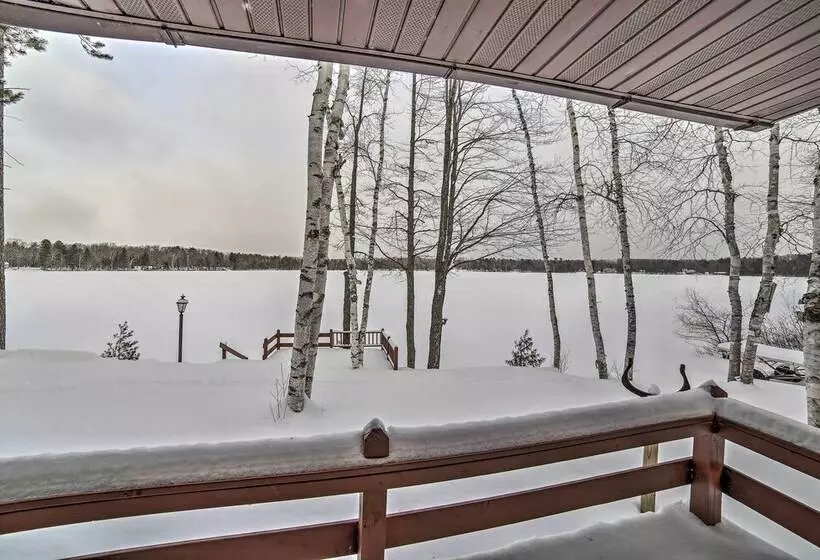 Lakefront Cabin W/ Private Dock & Beach!