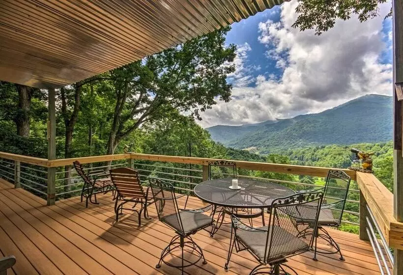 Maggie Valley Gem W/ Blue Ridge Mtn View + Hot Tub