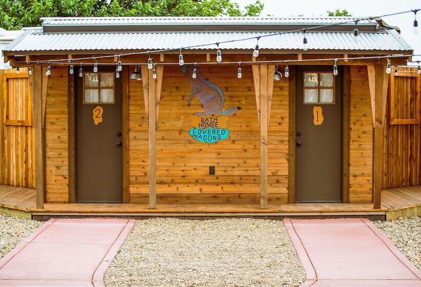 The Big Texan   Cabins And Wagons