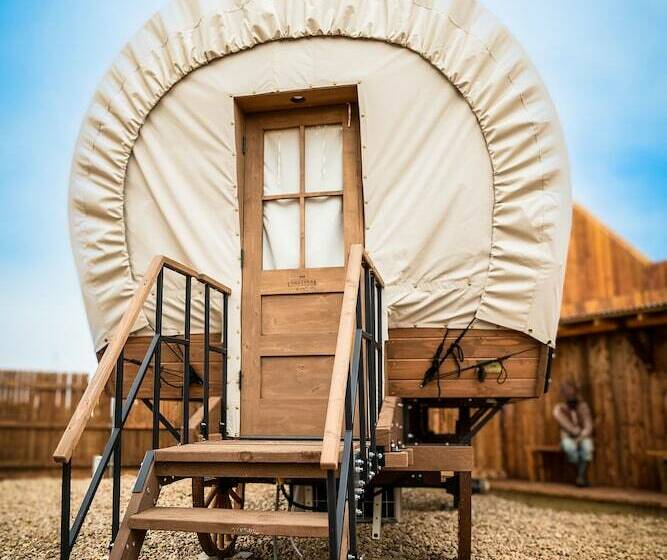 The Big Texan   Cabins And Wagons