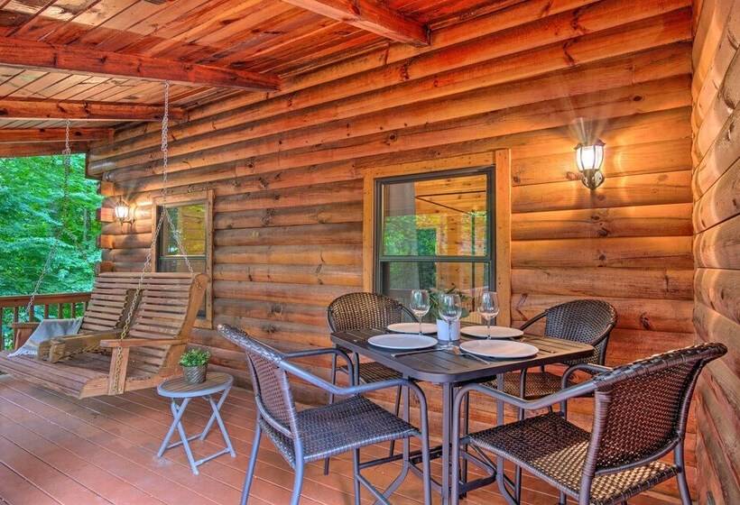 7 Mi To Ski Slopes: Mars Hill Cabin W/ Hot Tub!