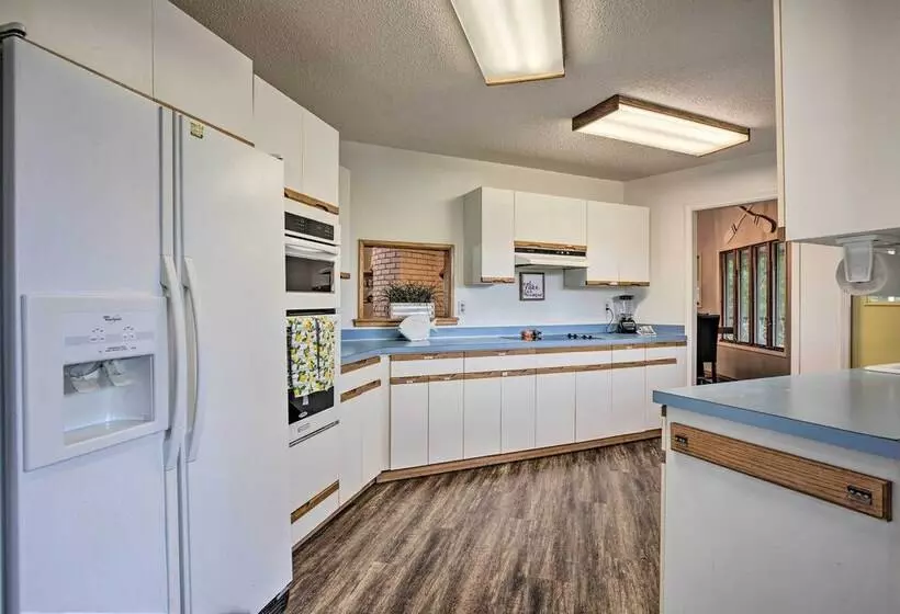 Grand Rogers Lake Home W/ Game Room & Scenic Views