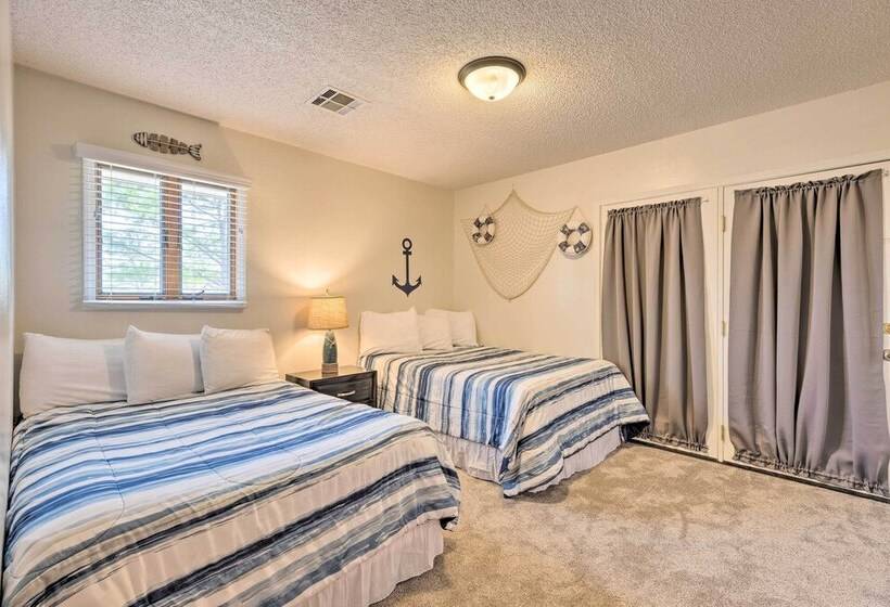 Grand Rogers Lake Home W/ Game Room & Scenic Views