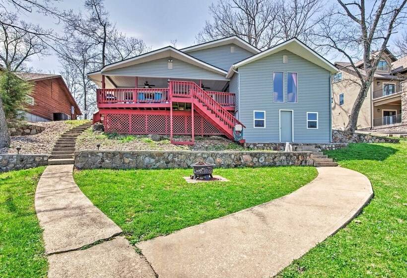 Fire Pit & Dock: Lake Of The Ozarks Hiller Haus