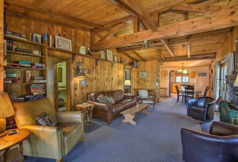 Waterfront Torch Lake Cottage W/ Private Beach!