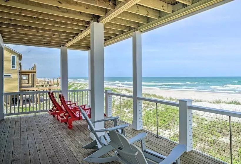 Beachfront Oasis W/ 2 Large Decks, Bbq & Views!
