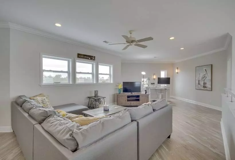 Ocean Springs  Magnolia Beach House  On Pvt Beach!