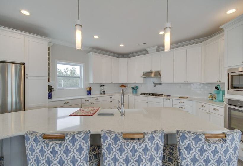 Ocean Springs Magnolia Beach House On Pvt Beach!