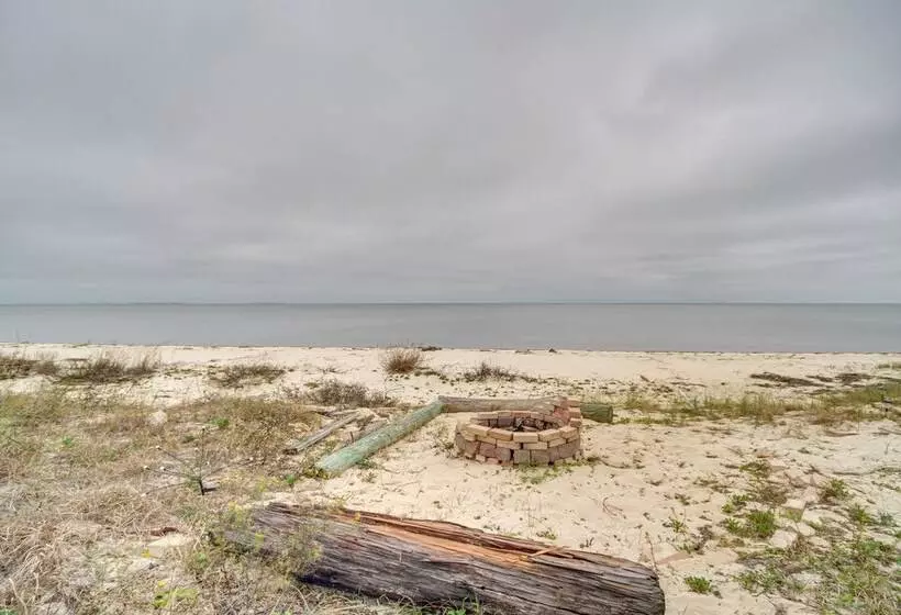 Ocean Springs  Magnolia Beach House  On Pvt Beach!