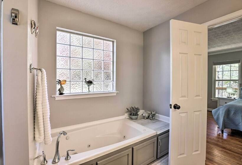 Lakefront Wedowee Home W/ Private Dock & Hot Tub!