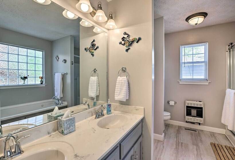 Lakefront Wedowee Home W/ Private Dock & Hot Tub!