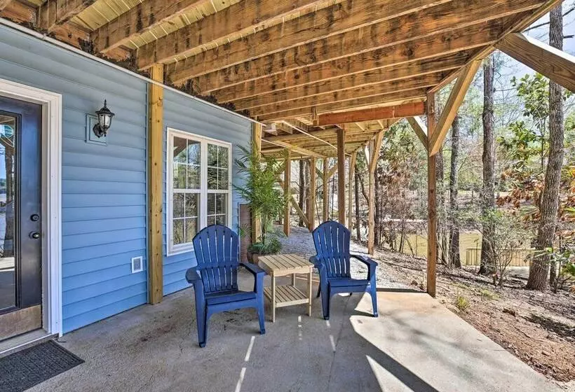 Lakefront Wedowee Home W/ Private Dock & Hot Tub!