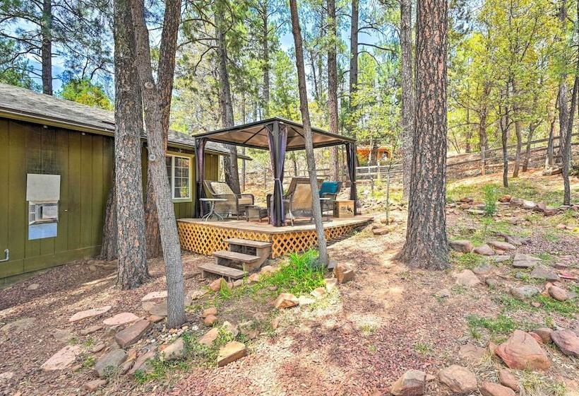 Near Hiking Trails: Woodsy Pine Cabin W/ Fire Pit