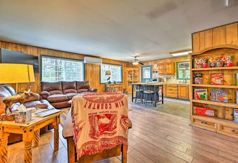 Near Hiking Trails: Woodsy Pine Cabin W/ Fire Pit