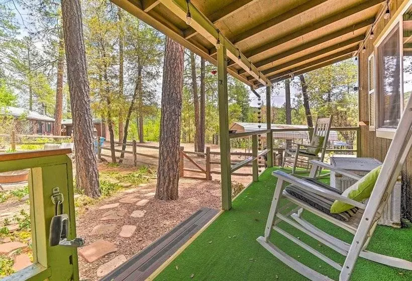 Near Hiking Trails: Woodsy Pine Cabin W/ Fire Pit