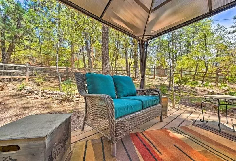 Near Hiking Trails: Woodsy Pine Cabin W/ Fire Pit