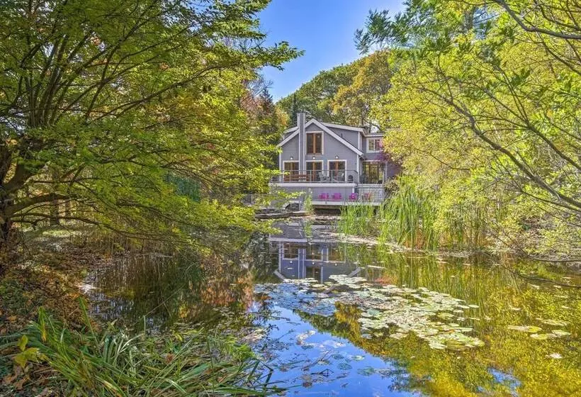 Stunning Pawling Retreat W/ Ponds & Waterfall
