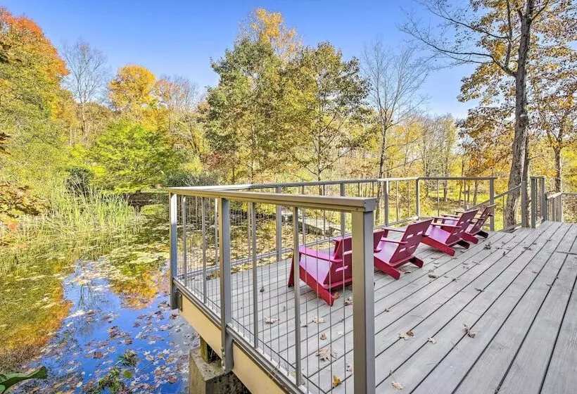 Stunning Pawling Retreat W/ Ponds & Waterfall