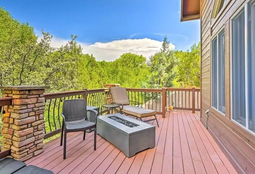 Log Cabin In Payson W/ Deck, Mtn & Creek Views