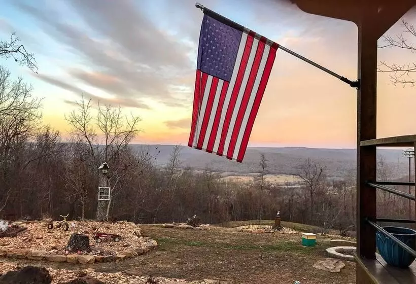 Spacious & Elegant Mountain View Cabin W/ Deck!