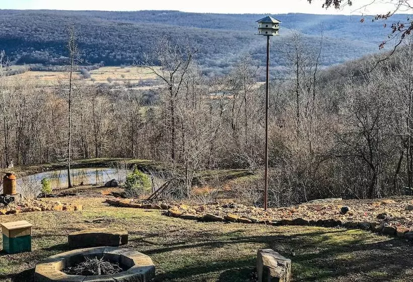 Spacious & Elegant Mountain View Cabin W/ Deck!