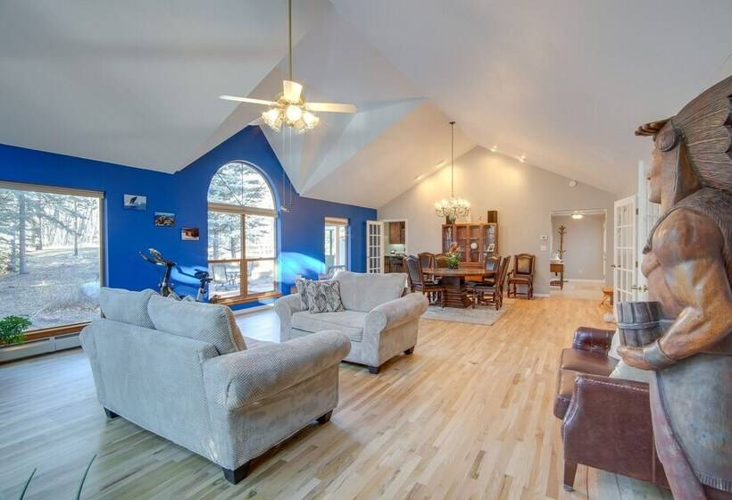 Spacious Nathrop Home W/ Fire Pit & On Site Creek!