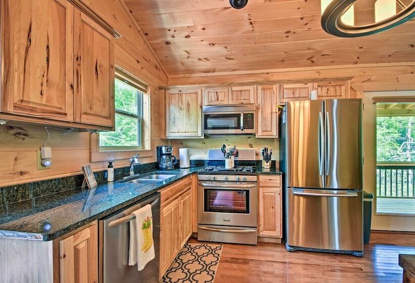 Custom Mtn Cabin By Hiking/motorcycle Routes!