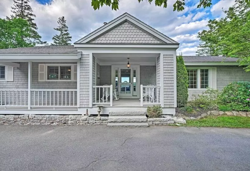 Lovely Waterfront Owls Head Home W/ Own Beach