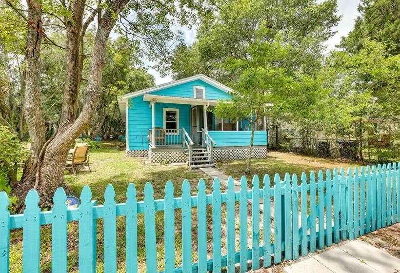 Old Florida Cottage In St Augustine W/ Porch!