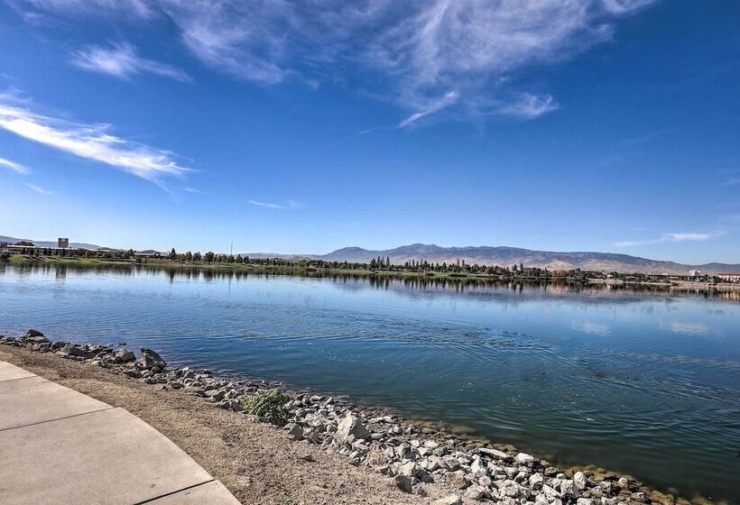 Waterfront Sparks Home: Balcony & Dock!