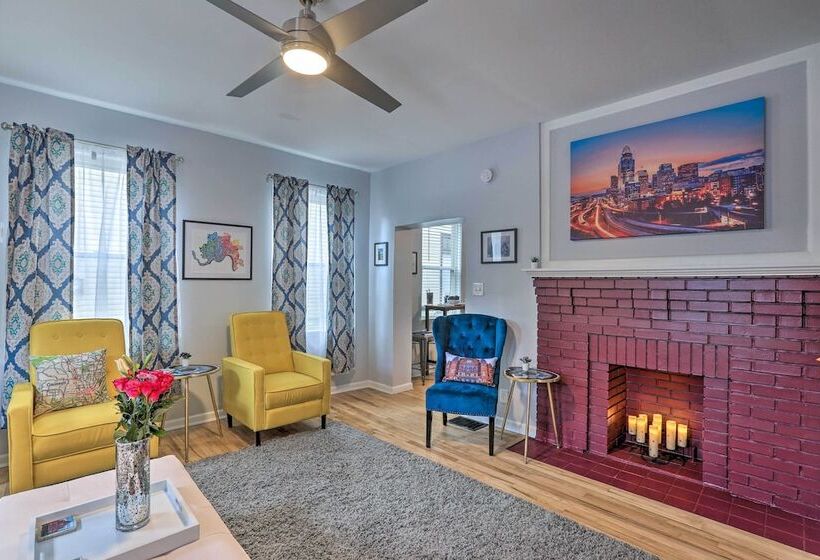 Modern Pet Friendly Pad W/ Deck ~ 5 Mi To Cincy!