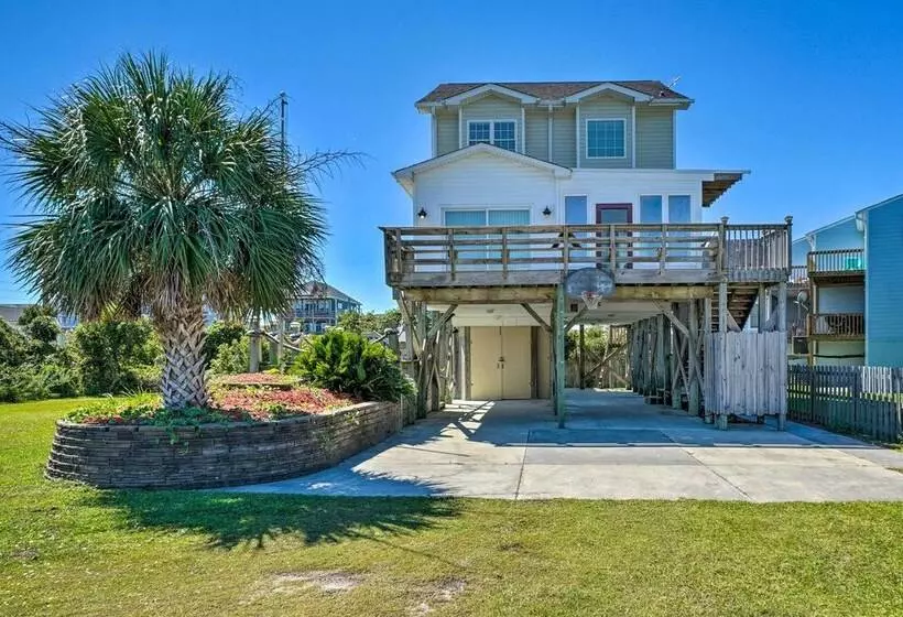 Spacious North Topsail Family Home With 2 Decks