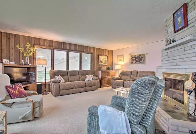 Great Bear Lake Home W/ Private Dock & Fire Pit!