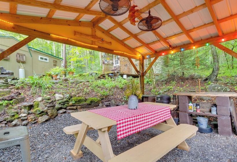 Lotsa Moose Lodge  Pisgah Forest Waterfall Cabin!