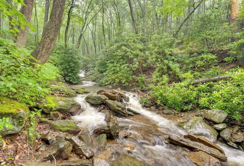 Lotsa Moose Lodge  Pisgah Forest Waterfall Cabin!