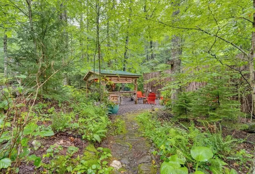 Lotsa Moose Lodge  Pisgah Forest Waterfall Cabin!