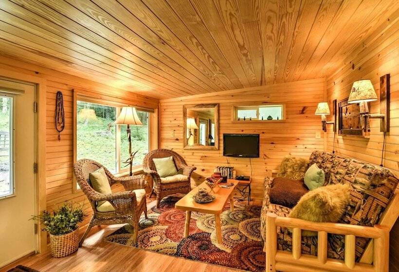 Lotsa Moose Lodge  Pisgah Forest Waterfall Cabin!
