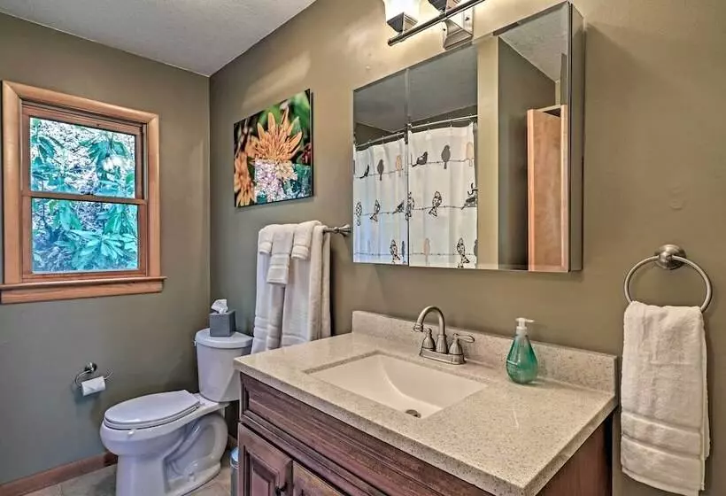 Serene  Mountain Mist  Retreat W/ Deck & Hot Tub!