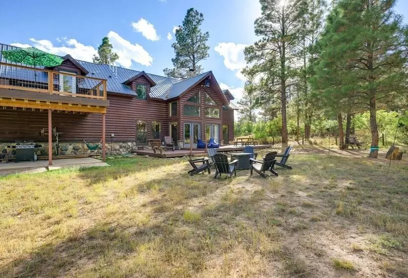 Spacious & Quiet Pagosa Springs Cabin W/ Deck!