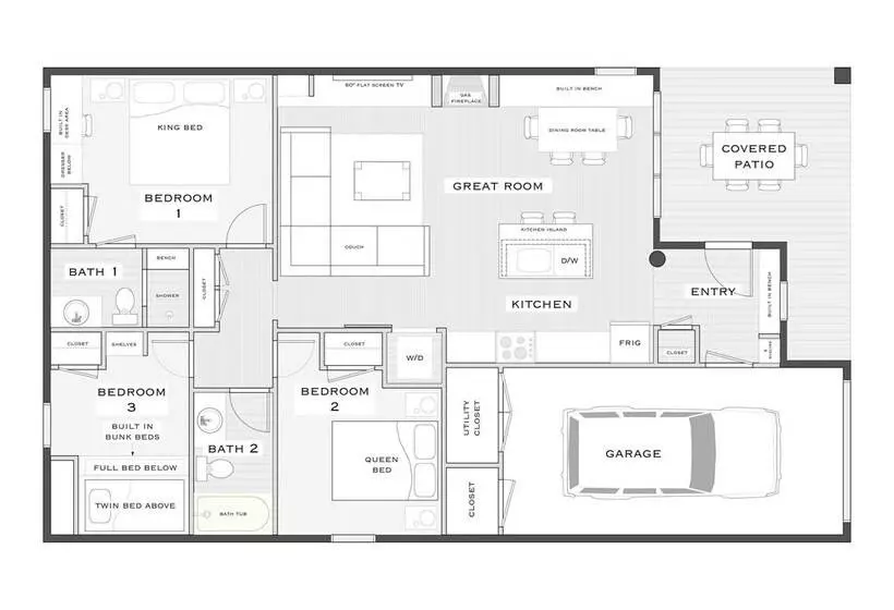 2 Blocks To Grand Lake: Updated Western Cabin!