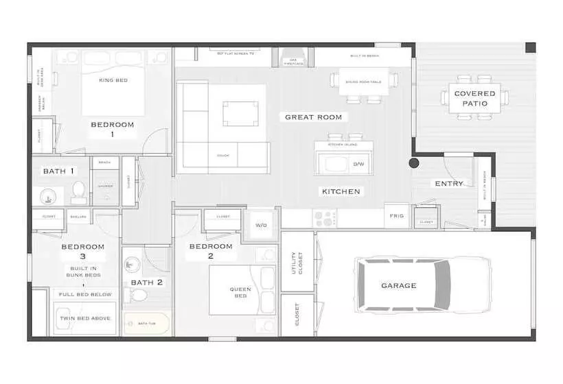 2 Blocks To Grand Lake: Updated Western Cabin!