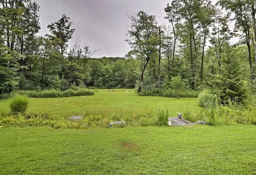 Berkshires Home On 11 Acres W/ Pond & 2 Fire Pits!
