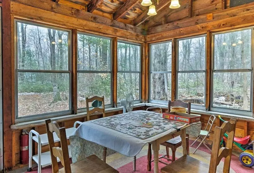 East Otis Reservoir Cabin W/ Porch   Walk To Lake!