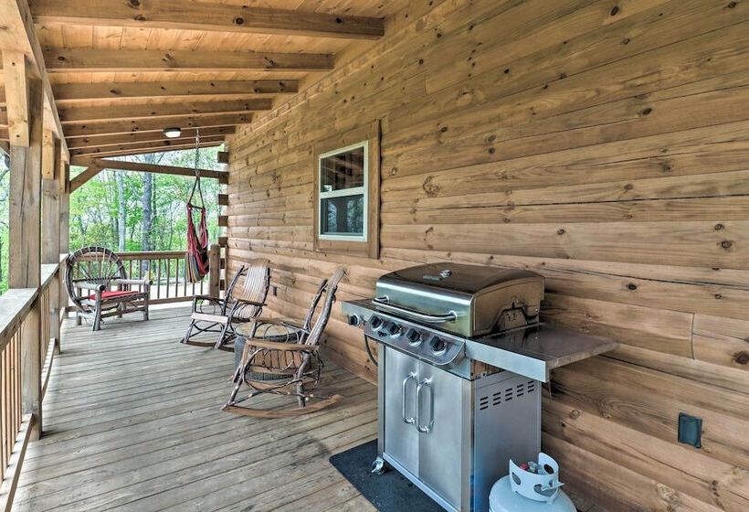 Elevated Cabin Bordering Smoky Mountain Nat L Park
